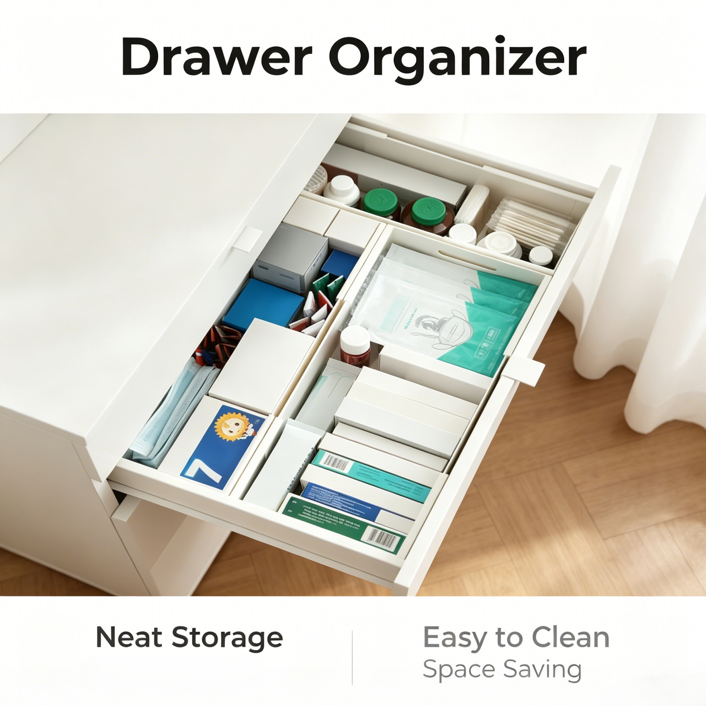 Multi-Purpose Drawer & Storage Organizer Set