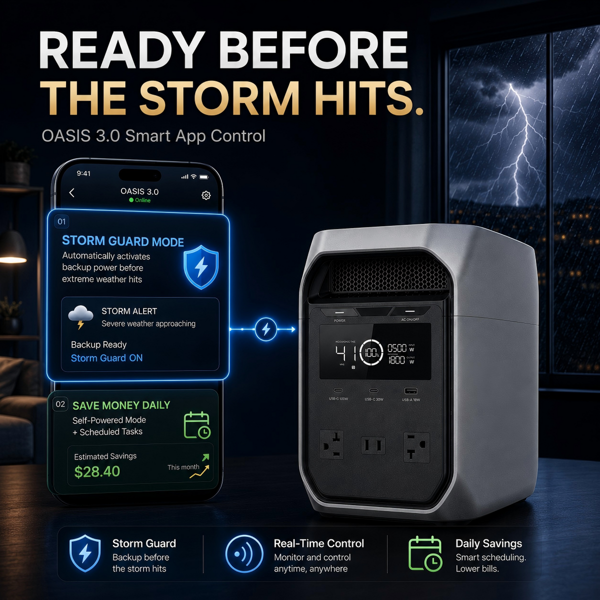 Large Capacity + Fast Charging = Endless Power, Anywhere, Anytime