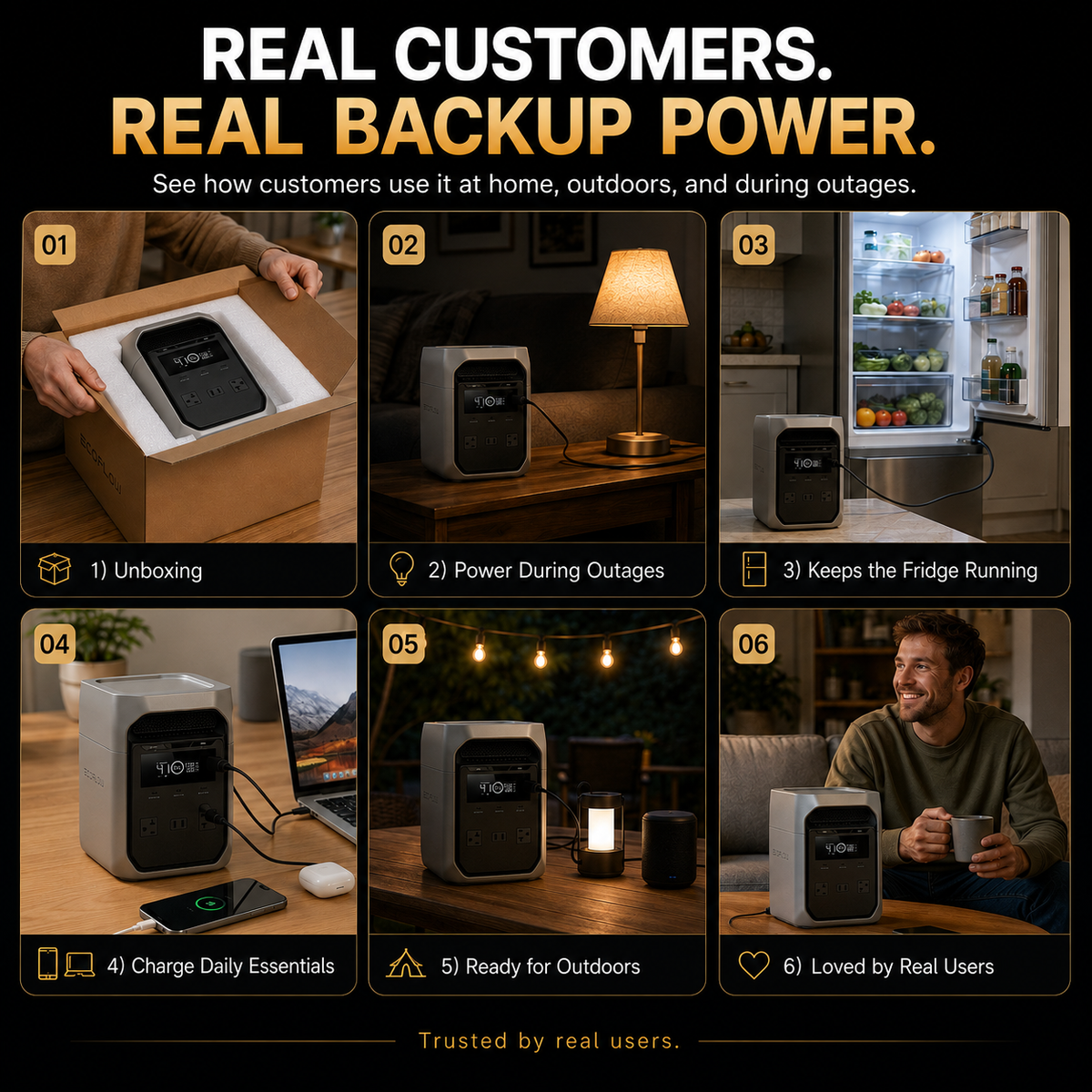 Large Capacity + Fast Charging = Endless Power, Anywhere, Anytime