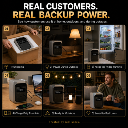 Large Capacity + Fast Charging = Endless Power, Anywhere, Anytime
