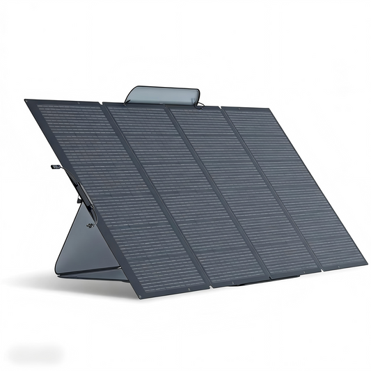 220W Portable Foldable Solar Panel with Stand - IP68 Waterproof